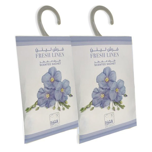 Fresh Linen Scented Sachet by Alshaya Perfumes 2 Pieces
