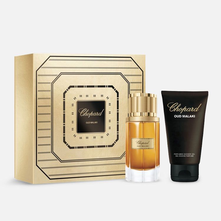 Malaki Oud Men & Women Fragrance Set by Chopard (EDP 80ml + Shower Gel)