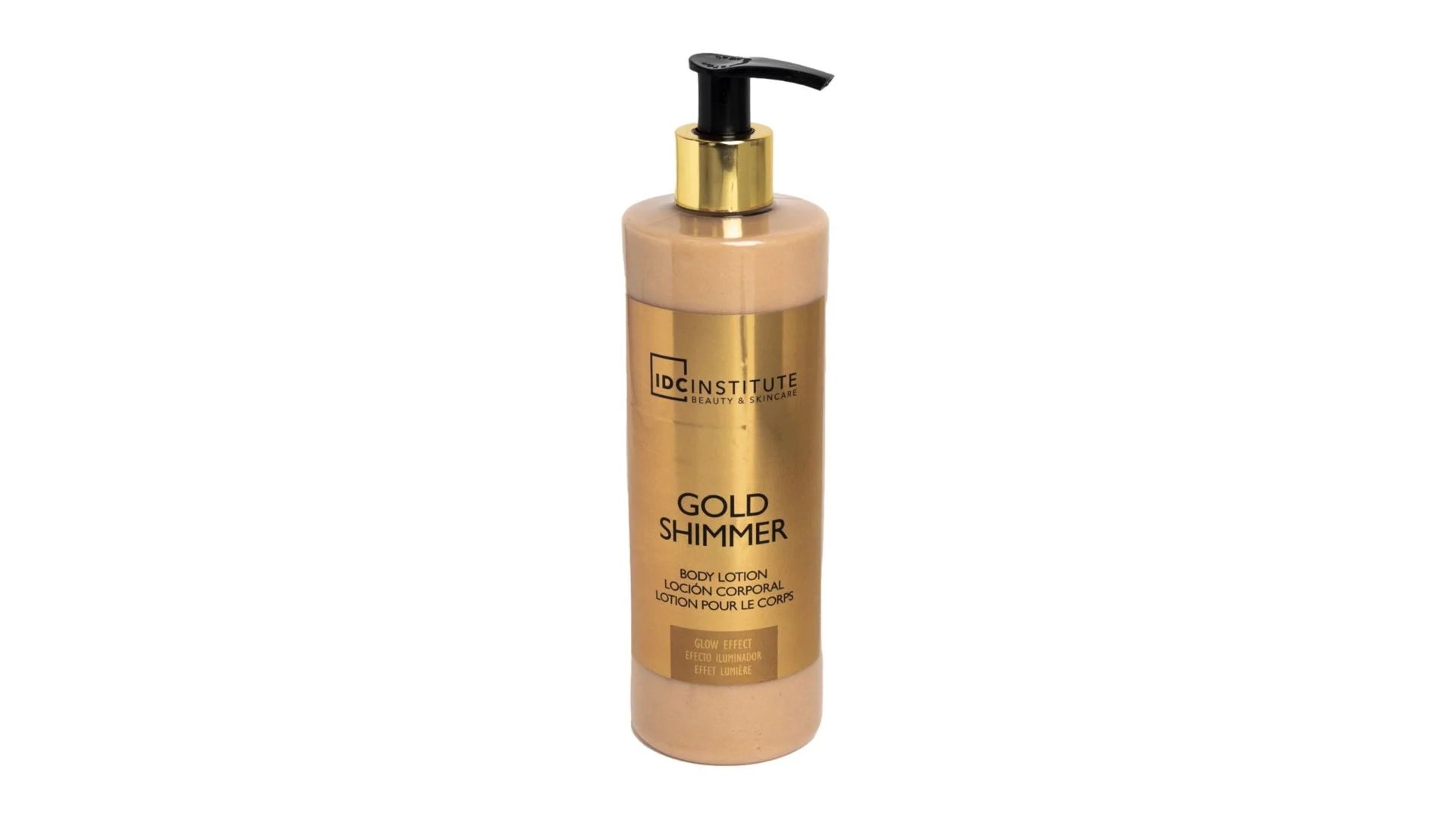 Golden Shimmer Body Lotion with Vanilla Scent by IDC Institute - 400ml