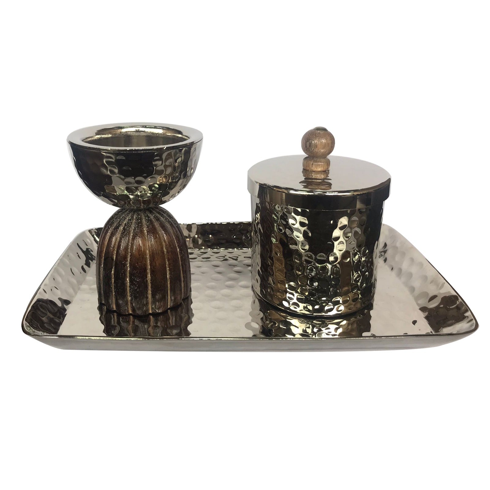 Decorative Mubkhar Set Grey by Alshaya Perfumes
