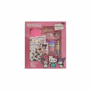 مجموعة مكياج وإكسسوارات هالو كيتي الشاملة للأطفال