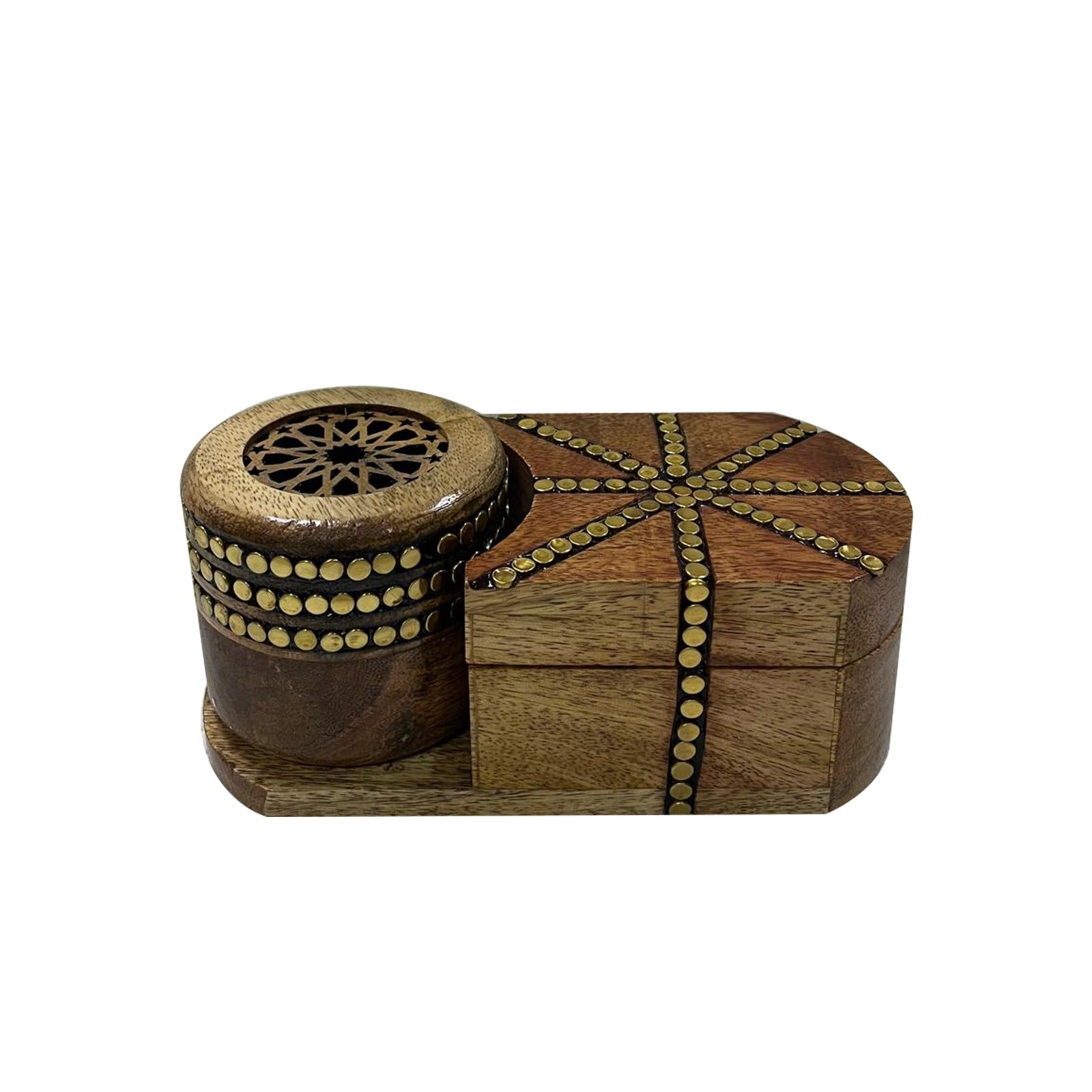 Decorative Mubkhar Set Grey by Alshaya Perfumes