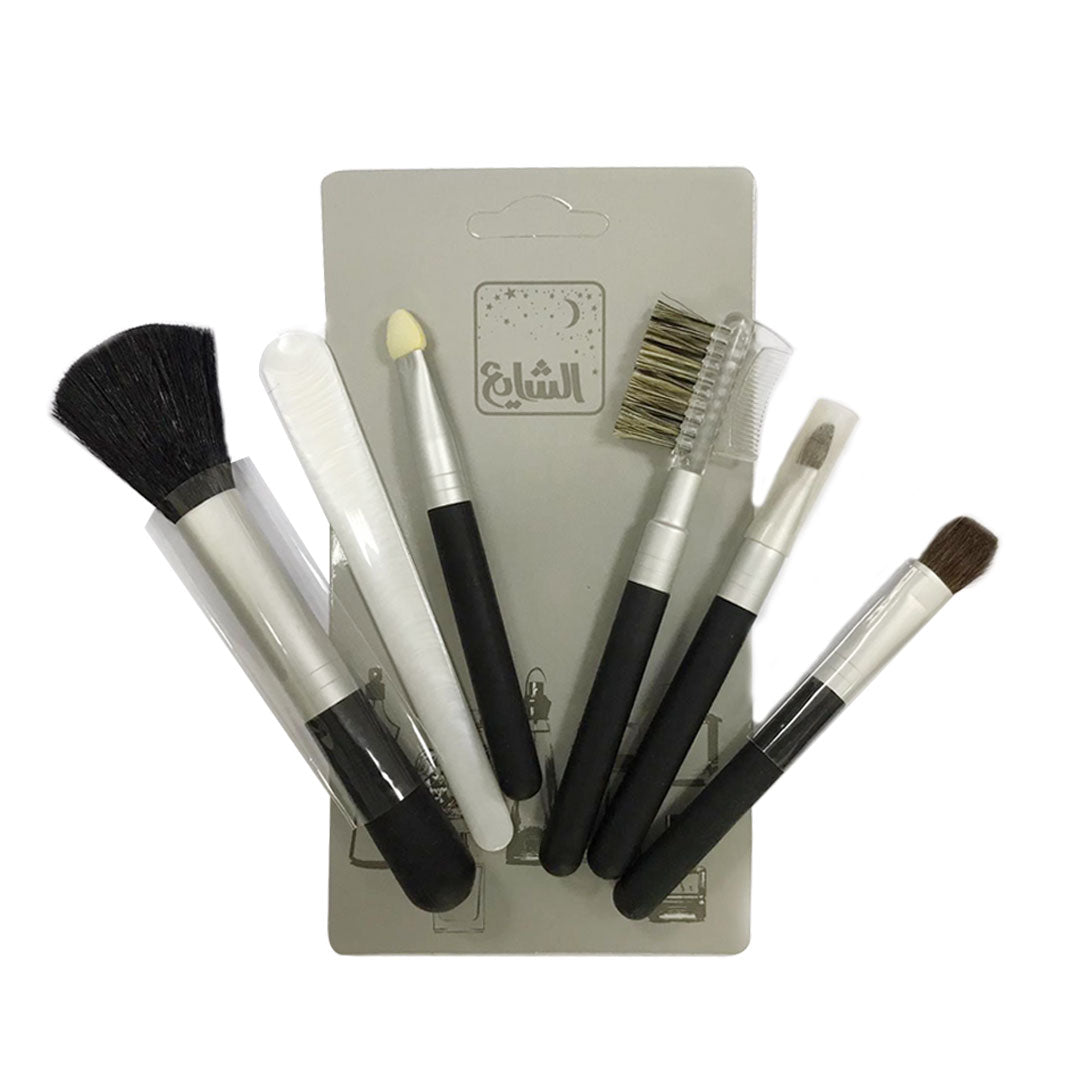 طقم فرشاة مكياج 6 قطع