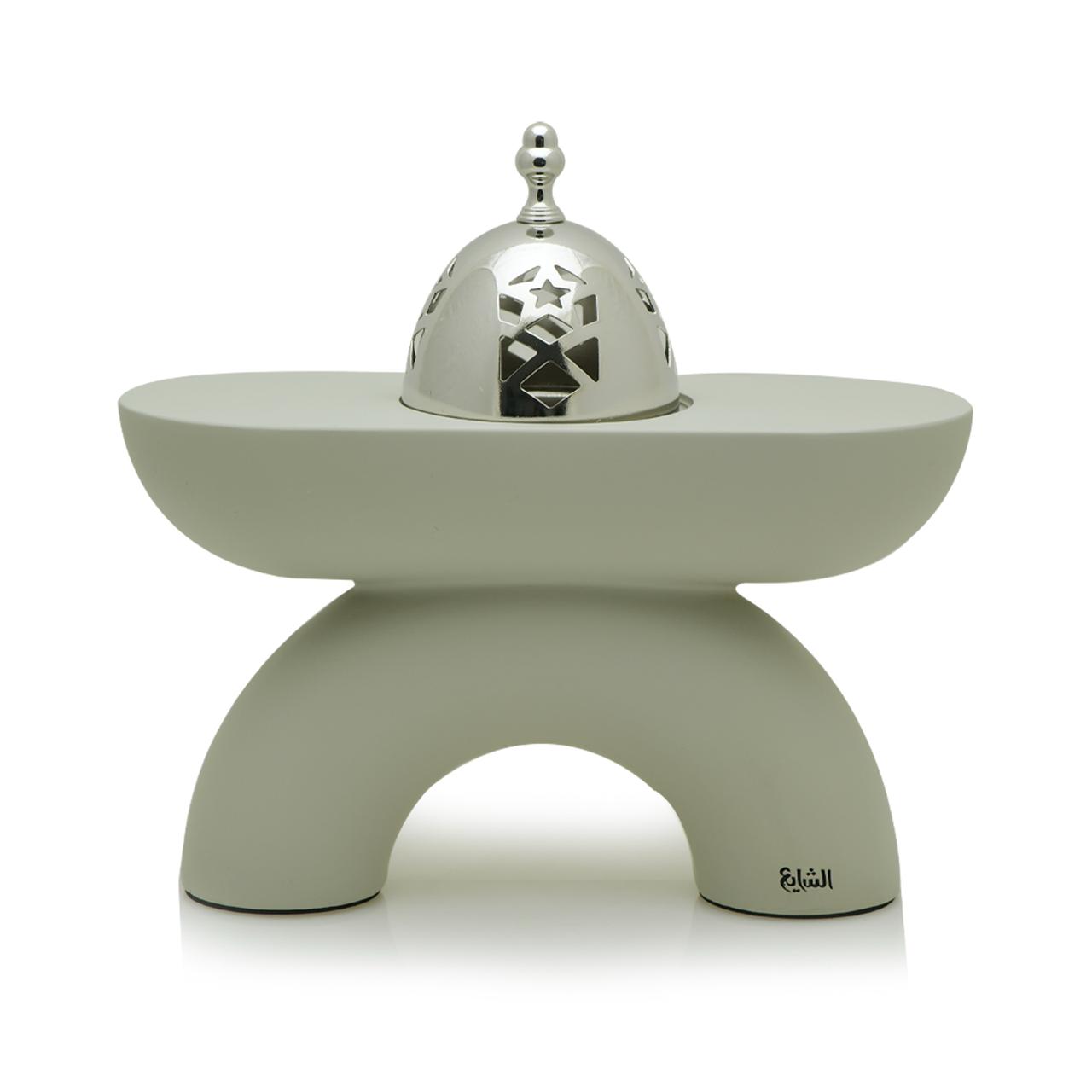 Mubkhar Modern Beige with Base by Al Shaya Perfumes