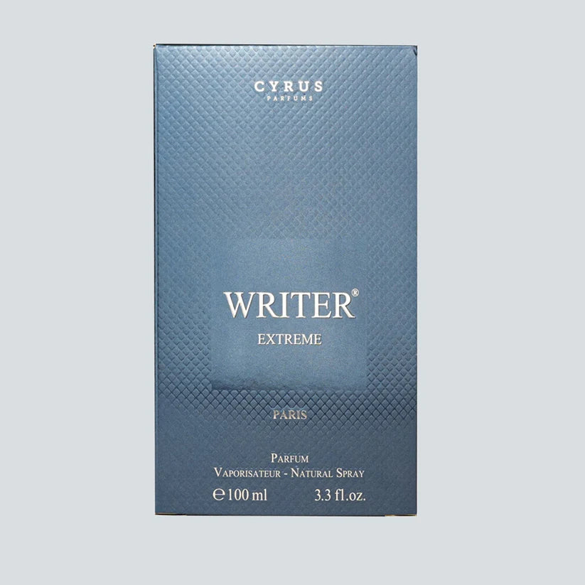 Writer Extreme Men's Eau de Parfum by Paris Blue - 100ml