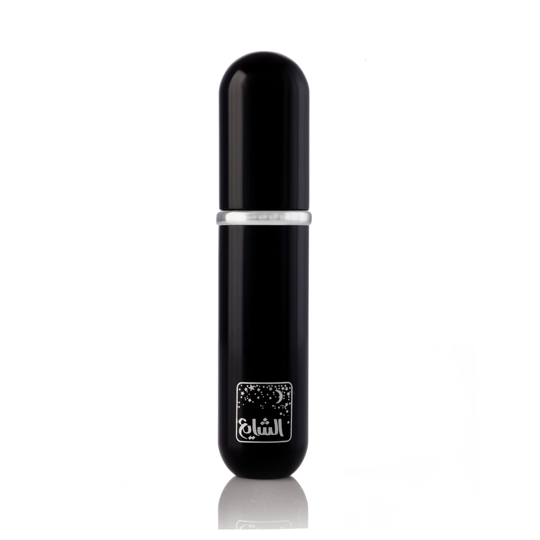 REFILL SPRAY BOTTLE SHINY BLACK 5 ML