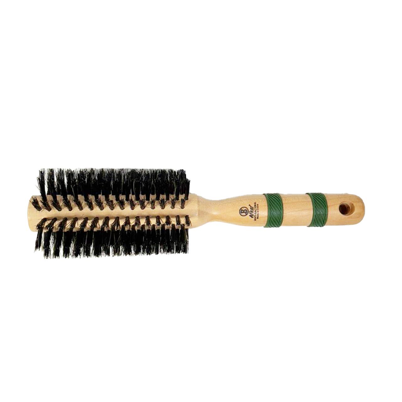 Large Round Wooden Hair Brush by Afkar