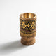 Cylindrical Wooden Bakhoor Burner with a Base from Alshaya Perfumes