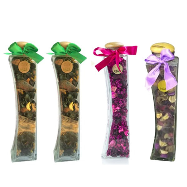 POT POURRY JAR 4 PCS