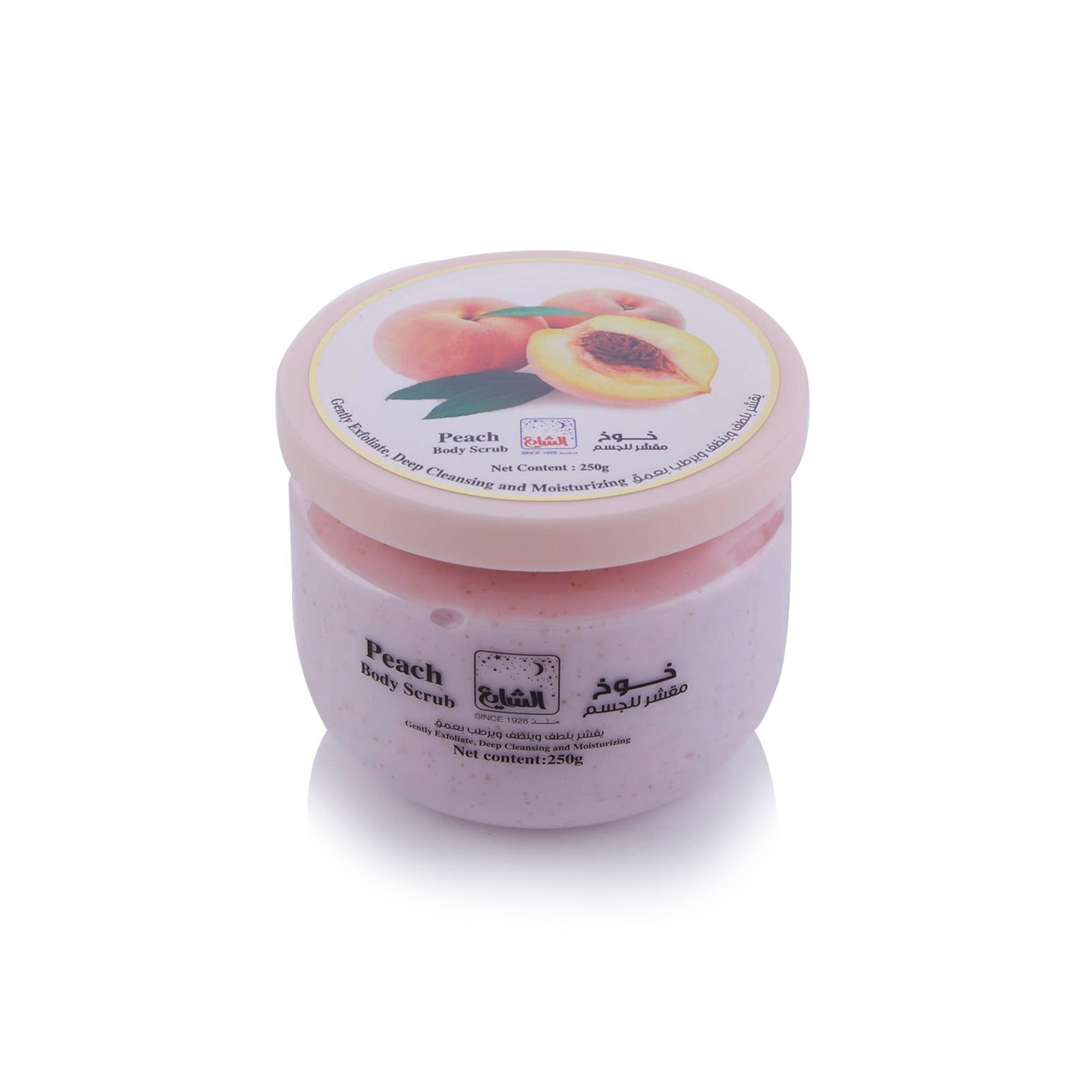 PEACH BODY SCRUB 250 GRM