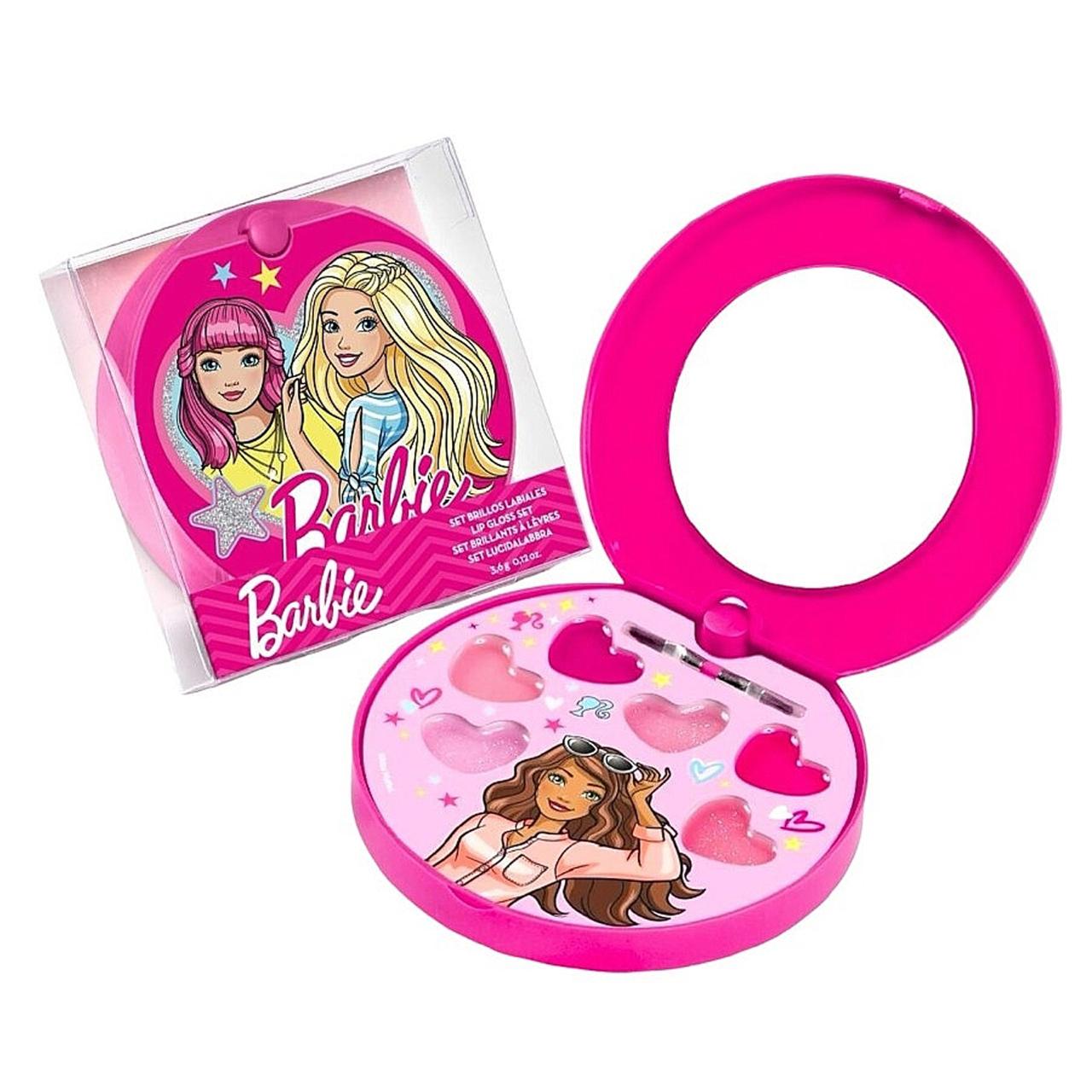 BARBIE LIP GLOSS CASE GIFT SET