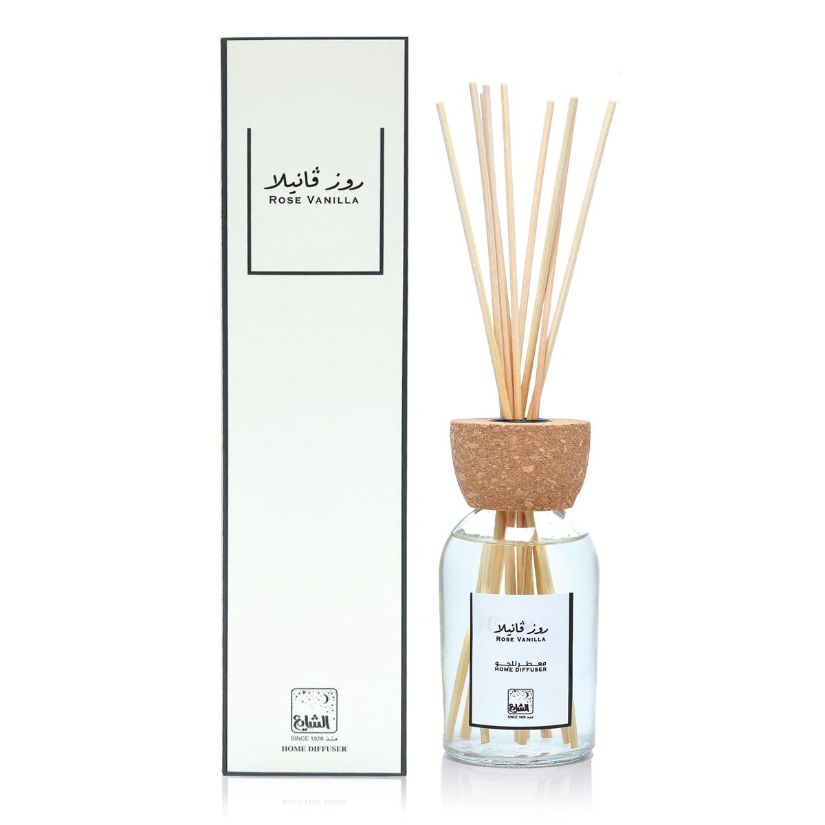 ديفيوزر معطر الجو روز فانيلا من الشايع للعطور (هدية مخصصة للمناسبات)