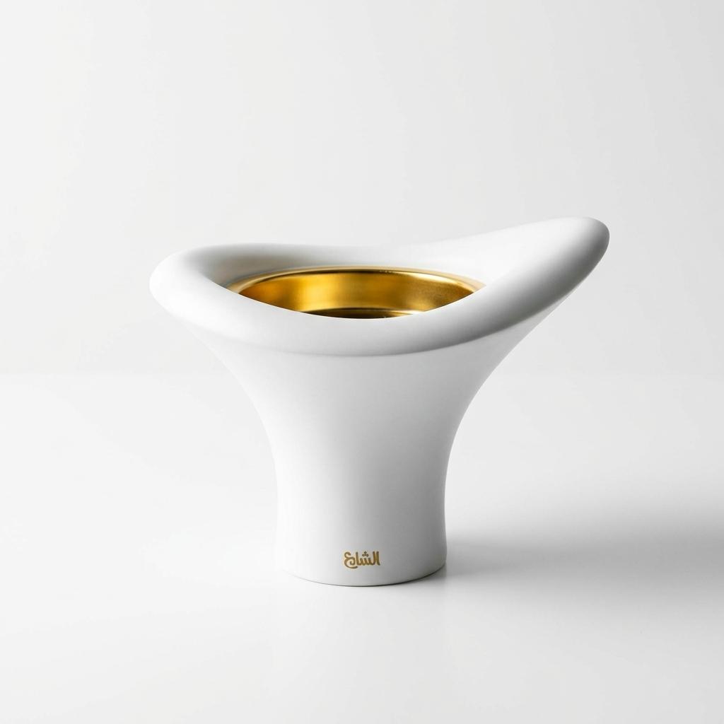 Mubkhar White Lotus Burner by Al Shaya Perfumes