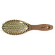 Hair Brush Oval Wooden Brown by Afkar