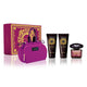 Crystal Noir Women's Gift Set by Versace (Crystal Noir EDT 90ml + Shower Gel 100ml + Lotion 100ml)