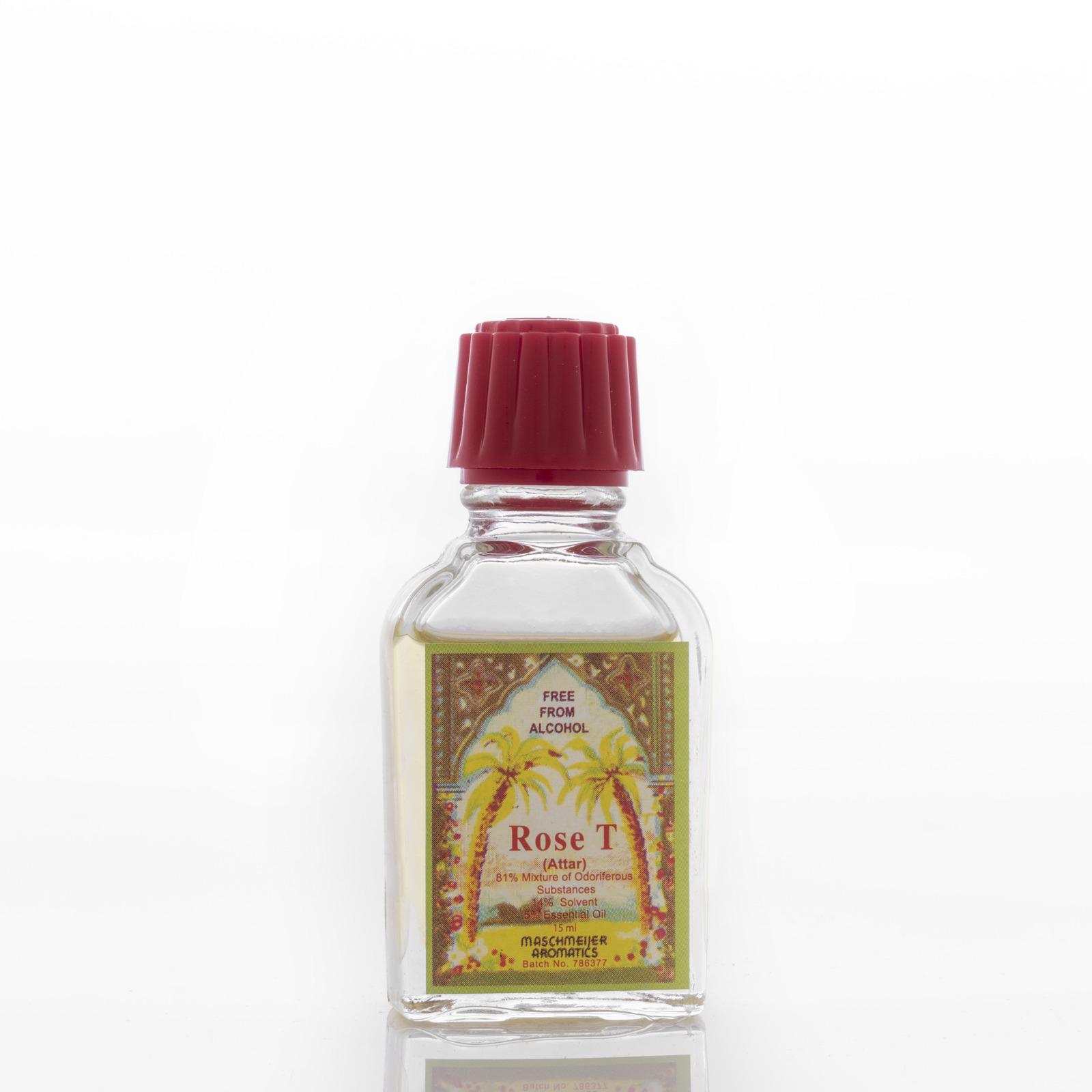 Rose T Essential Oil Alcohol Free by Asgharali - Large