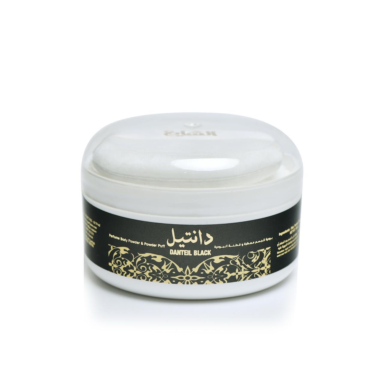 دانتيل بلاك بودرة الجسم المعطره مع قطنة البودر 100 جرام