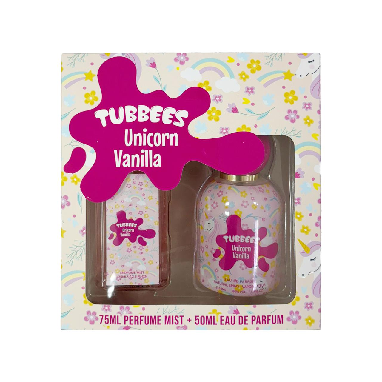 (مجموعة عطر للأطفال يونيكورن فانيلا من غرانديور (عطر  50 مل + معطر الجسم 75 مل