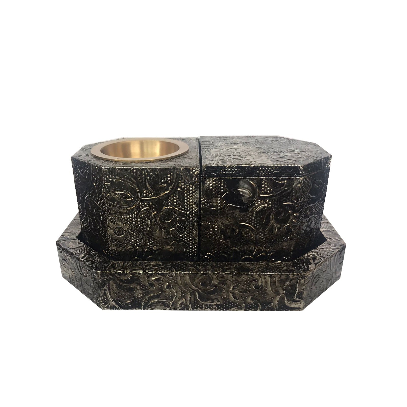 Decorative Mubkhar Set Grey by Alshaya Perfumes