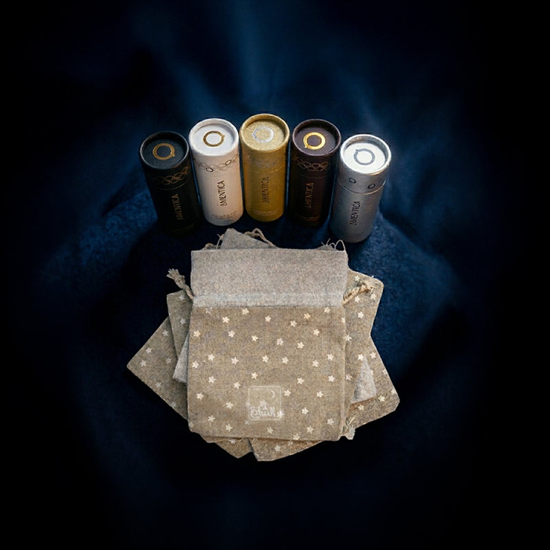 Gift box on wooden table