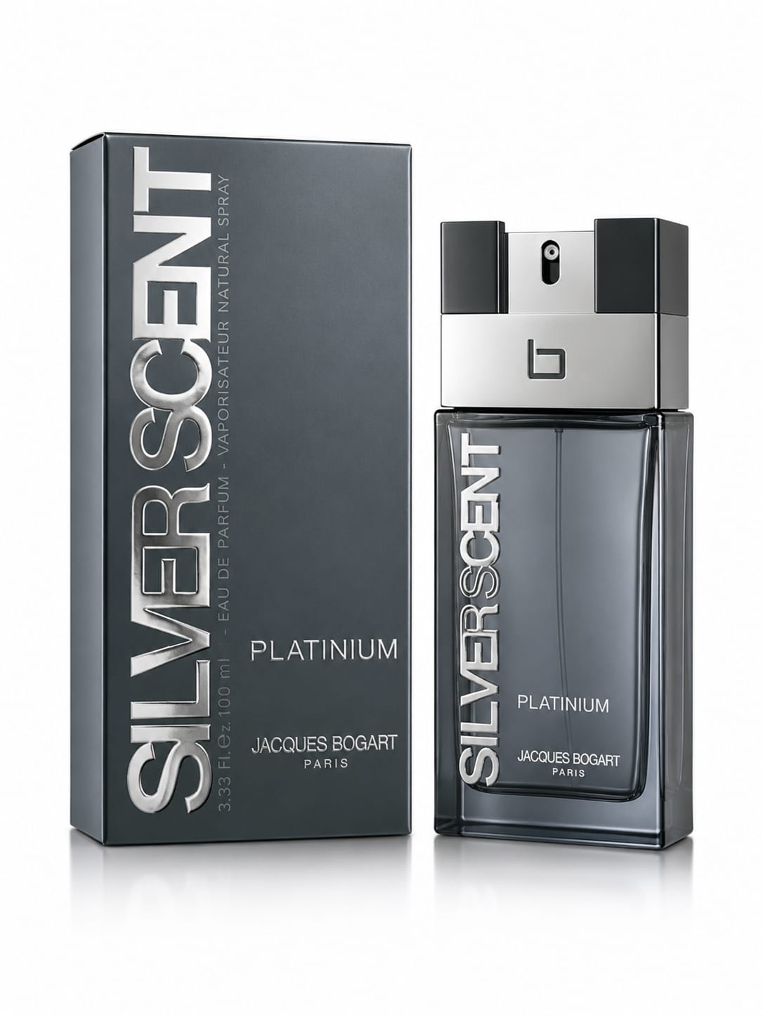 Silver Scent Platium Eau de Parfum for Men by Jacques Bogart - 100ml
