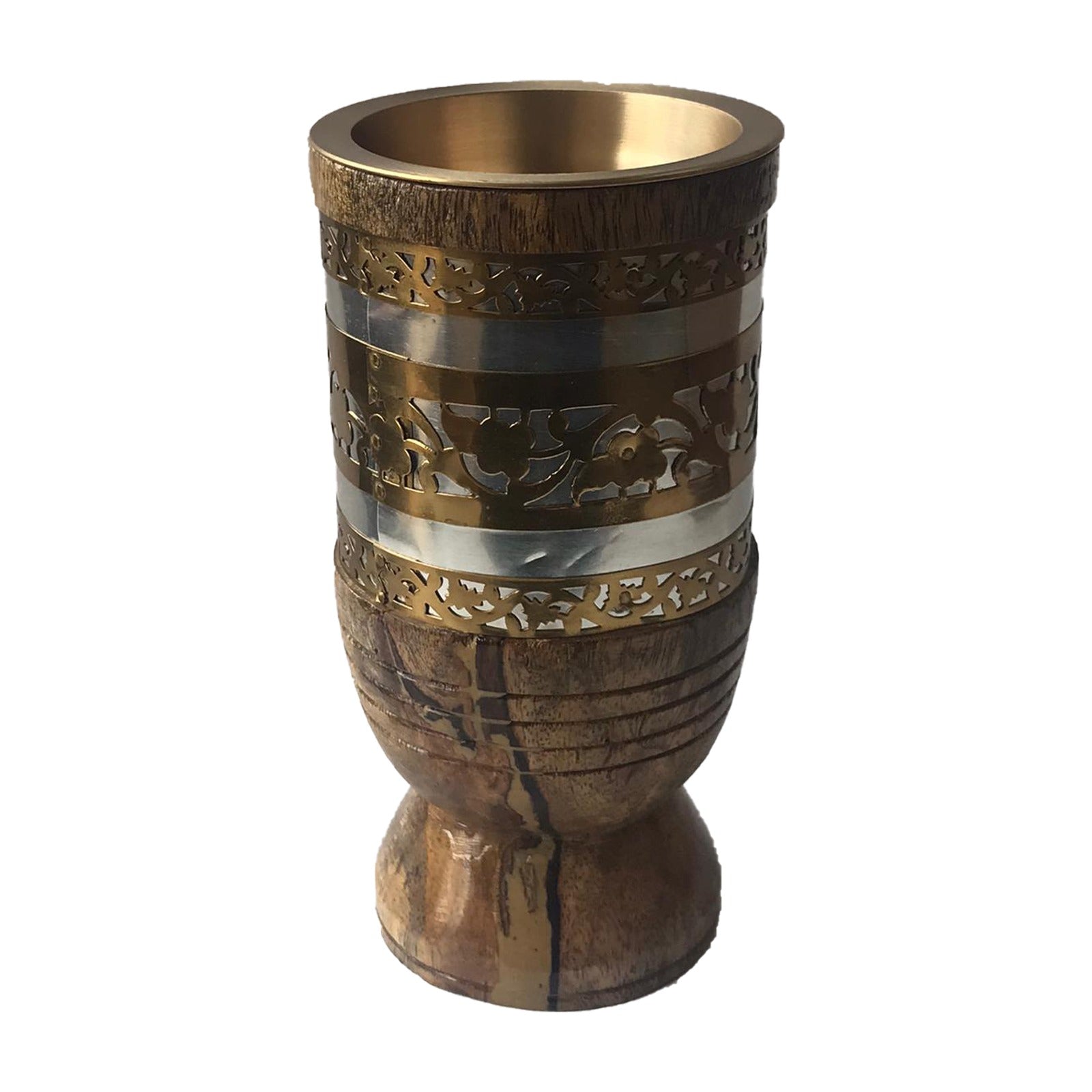 Cylindrical Wooden Bakhoor Burner by Al-Shaya Perfumes