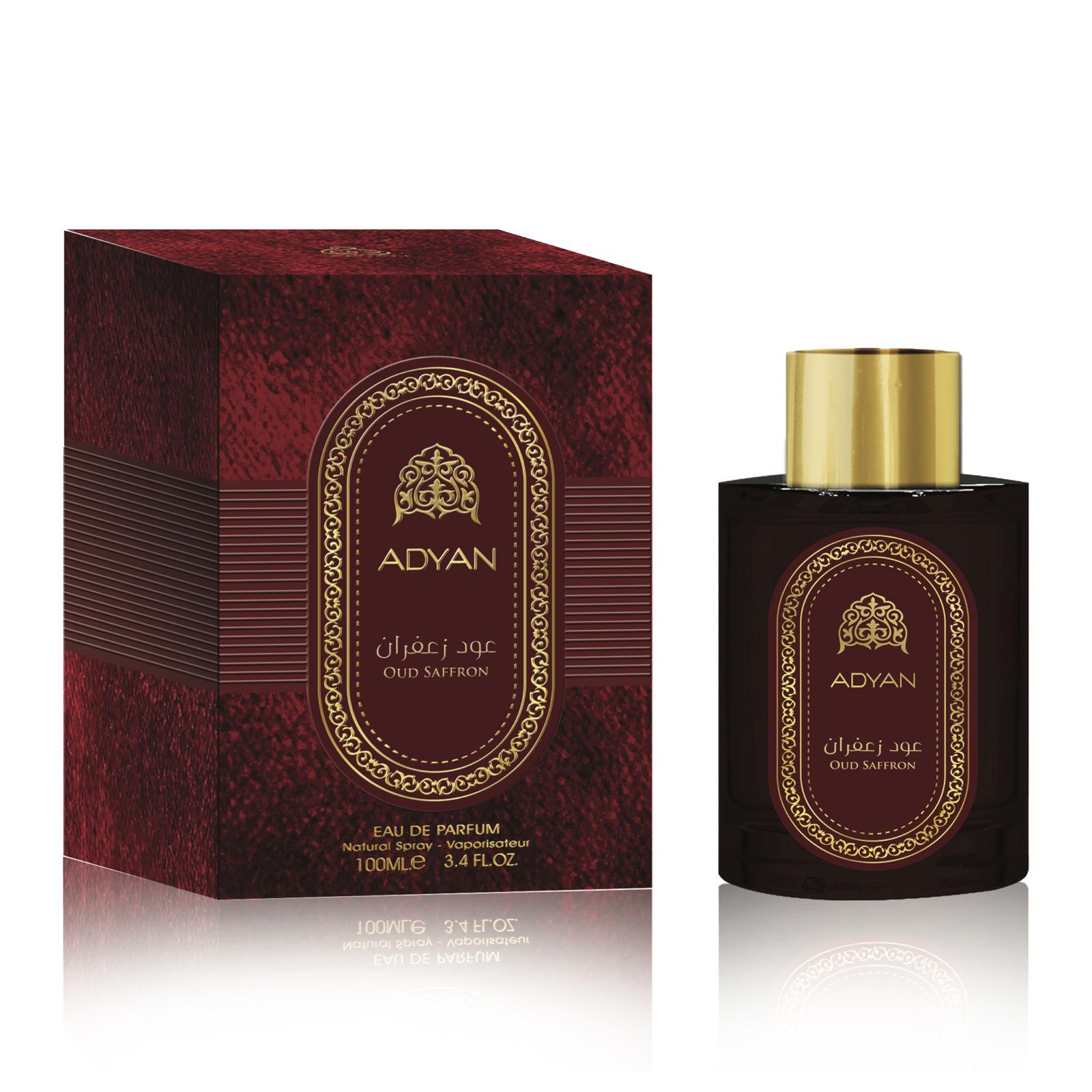 عطر للرجال والنساء عود وزعفران EDP من أديان - 100 مل