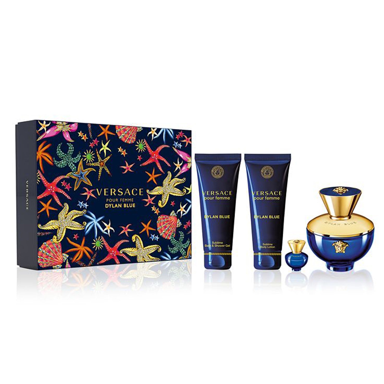 فيرساتشي ديلان بلو بور فيم (ماء عطر 100 + جل) 7020633