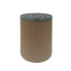 Mubkhar Cork Grey Light Brown with Lid by Al Shaya Perfumes