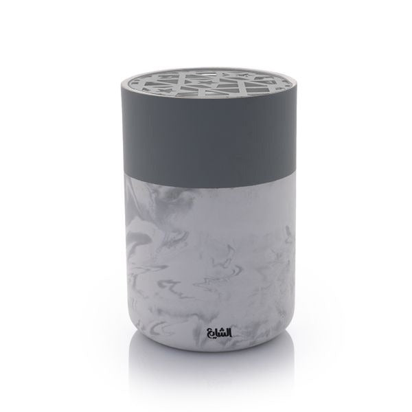 Light Grey Marble Mubkhar by Al Shayea Perfumes